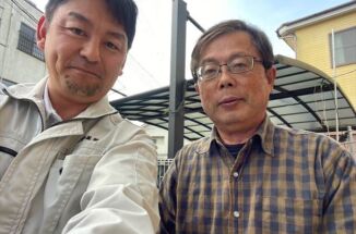 石岡市で外壁の反りを直したお客様の声「非常に良い会社と自信を持って紹介いたします」