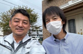 かすみがうら市で外壁のひび割れ補修&帯の修繕を実施したお客様の声!丁寧な施工で満足の仕上がり🏠️✨